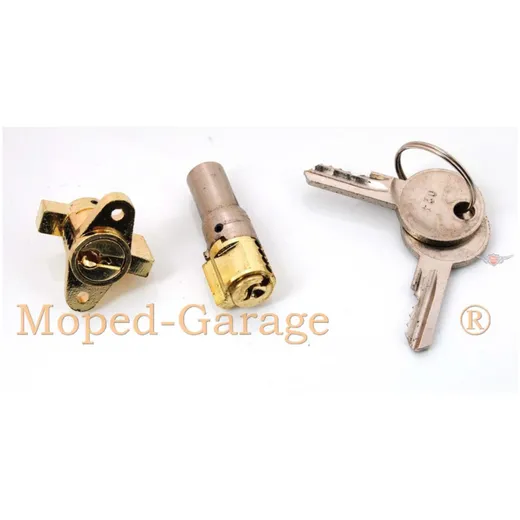 Lock set 12.5mm installation hole diameter 10mm locking bolt 37mm length for Kreidler, Florett K 54 MG00002356