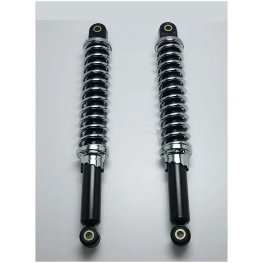 Federbein Einstellbar 370mm 10mm Schwarz Chrom für Kreidler Florett K 54 RS, RMC, Hercules KX 5 MG00002506