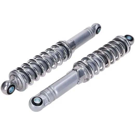 Stoßdämpfer IMCA Sport 280mm chrom/grau für Zündapp, Kreidler, Hercules, Puch, DKW, Rixe, Sachs MG00002525