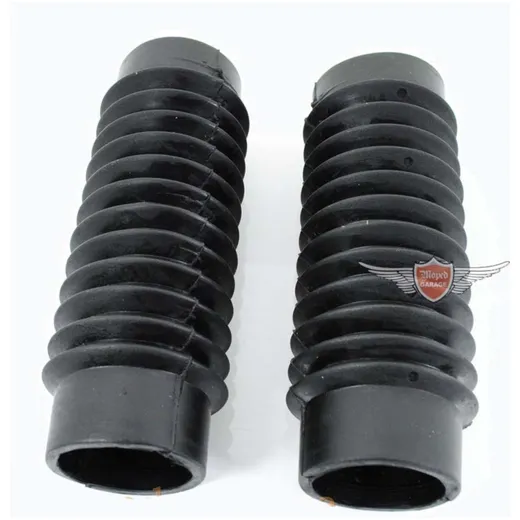 Fork gaiter rubber 40/45mm 155mm black for Yamaha RD 50, 80, FS 1 MG00002551