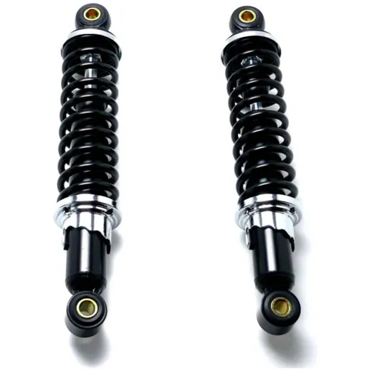 Federbein Schwarz Hydraulisch 260mm 10mm Buchsen 5-fach Einstellbar für Kreidler Flory, Zündapp, Hercules, Puch, Simson, Miele,