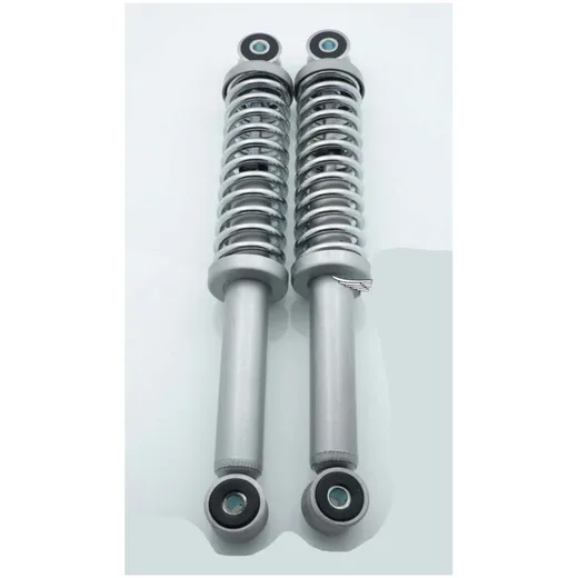 Federbein Satz Grau 290mm 8mm Buchsen 6mm Feder für Puch MV, MS, VS, VZ, M, Zündapp Bergsteiger M 25, 50 Typ 434, Hercules, Puch