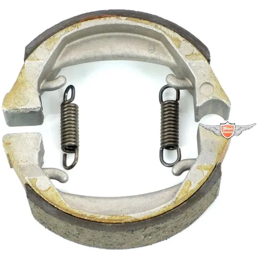 Bremsbeläge Lucas 80x18mm für Zündapp ZR 10, 20, ZB 22, 30, Automatic, Automatic Mofa, Peugeot, Puch Maxi, Honda Camino, Kreidle