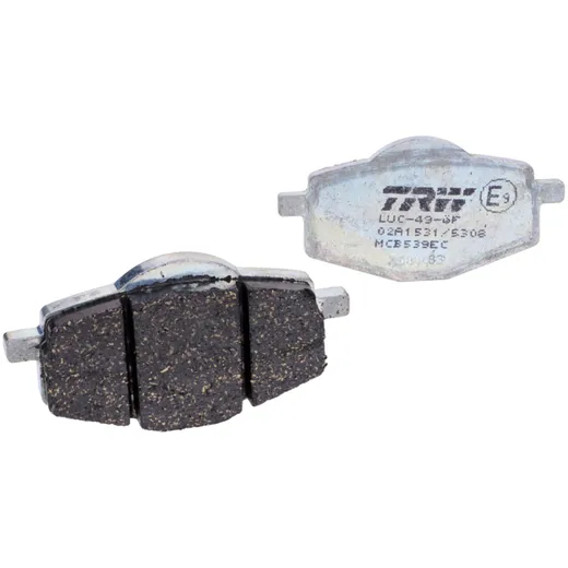 Bremsbeläge TRW Lucas 70,9x36,1x9,2mm für Yamaha DT 80 LC 2, 50 R, XC 125 MG00003180