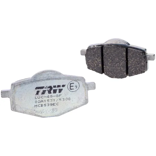 Brake pads TRW Lucas 70.9x36.1x9.2mm for Yamaha DT 80 LC 2, _1