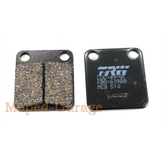 Bremsbeläge TRW 49mm Schwarz für Honda MB 50 S, MBX 80 Typ SW2, SWD MG00003199
