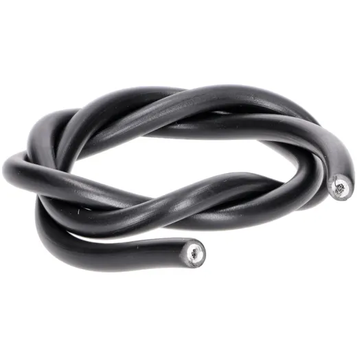 Ignition cable black 50 cm 5mm for Zündapp Bergsteiger M 50, Mofa 25, Automatic Mofa, ZA, ZB, ZD 10, 20, TS, ZR CS, CX, Hai, GTS