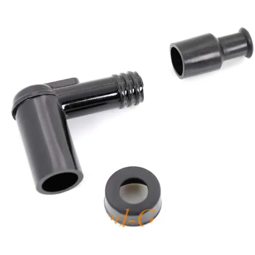 Spark plug cap black 1k Ohm for Zündapp moped, moped, Kreidler, Hercules Puch MG00004154