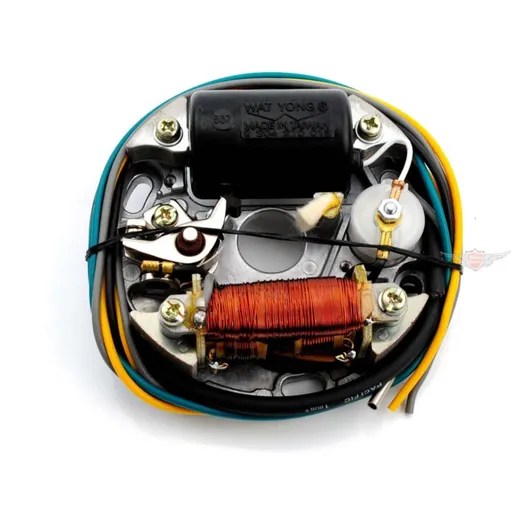 Ignition armature complete 6V 15/5W with brake light coil for Zündapp ZD, CS, CX, Hai, GTS, C, moped, moped, mokick MG00004172