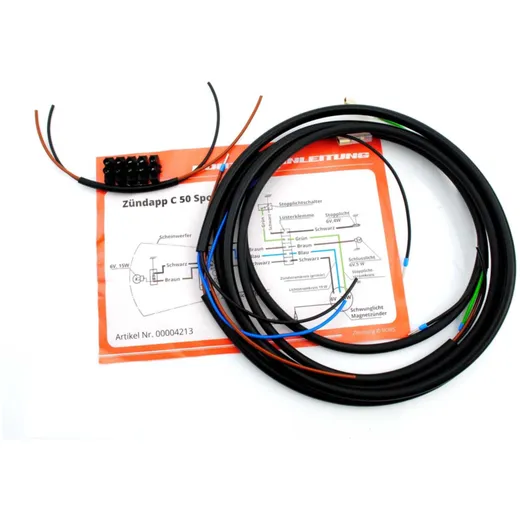 Kabelbaum Goebel mit Schaltplan für Zündapp, C 50 Sport Typ 517 MG00004213