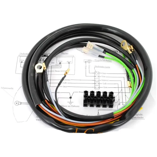 Kabelbaum Schwarz für Zündapp, GTS 50 Typ 517 MG00004253