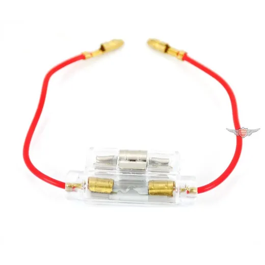 Plastic fuse holder with cable and fuses for Yamaha RD, DT, FS 50, 80, 125 MG00004258