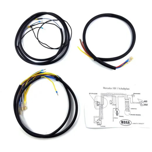 Complete black wiring harness for Hercules, Sport Bike SB 1 MG00004277