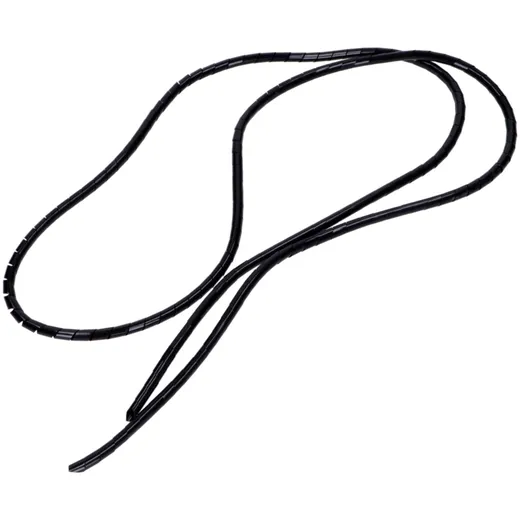Protective cover cable / cable pull spiral black 6mm x 1.5m _1