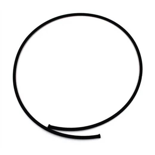 Cable cover Goebel cotton 4mm 1 m black for moped, moped, mokick, motorcycle MG00004440