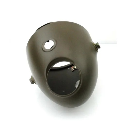 Scheinwerfer Gehäuse Einsatz Einbau Durchmesser 143mm Aussendurchmesser 152mm Tiefe 155mm Öffnung für Tacho 61mm für Hercules K