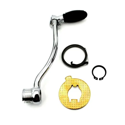 Kickstarter mit Halteplatte Feder Seegering Chrom für Zündapp GTS 50 Typ 529, C Sport Super 441, CS 50, CX Hai, KS MG00006211
