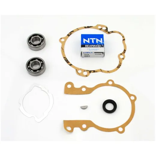 Motorlager- NTN und Dichtungssatz 7-teilig für Piaggio, Vespa, Ciao, SI, Bravo, Boxer MG00006245