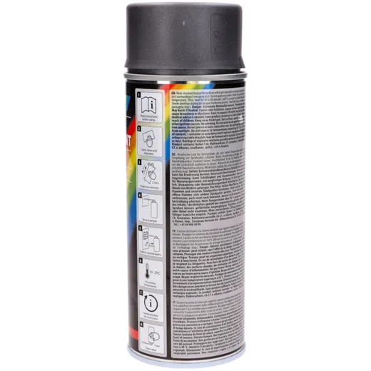 Farbspraydose Motip Anthrazit Grau hitzebeständig 400ml MG00_1