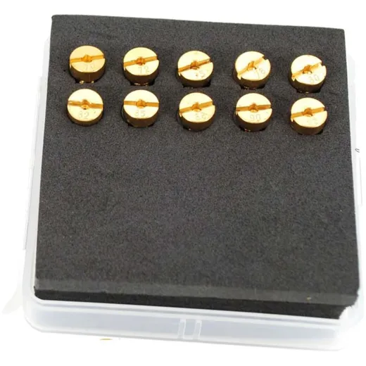 Hauptdüsen Messing 5mm Satz 92-110 für Mofa, Moped, Mokick MG00006728