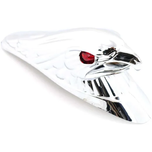 Mudguard figure eagle plastic chrome-plated 180mm for Zündapp, Kreidler, Hercules, Puch, Simson MG00007631