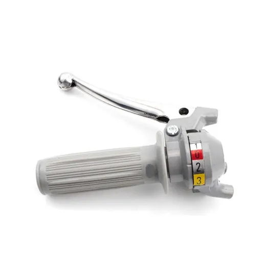Shift lever aluminum 3-speed grey for Kreidler Flory MG00007708