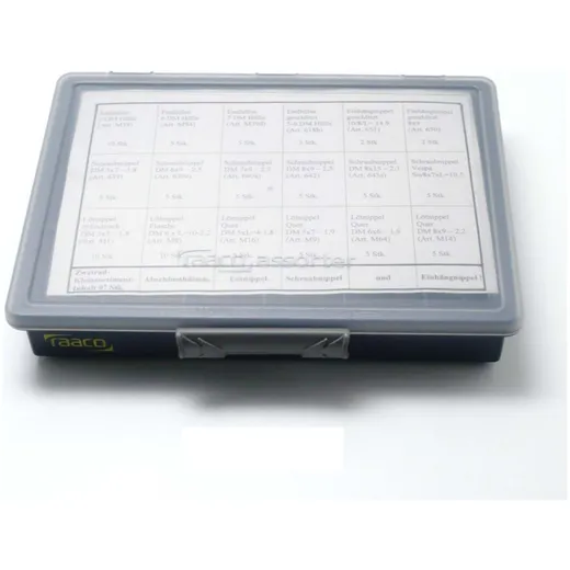 Sortimentskasten 10 Stk. Endhülse 5mm 5 6mm 7mm 3 geschlitzt 5-6mm 2 Einhängenippel 8x9 Schraubnippel 5x7 6x9 7x9 MG00008221 Sortimentskasten 10 Stk. Endhülse 5mm 5 6mm 7mm 3 geschlitzt 5-6mm 2 Einhängenippel 8x9 Schraubnippel 5x7 6x9 7x9 MG00008221