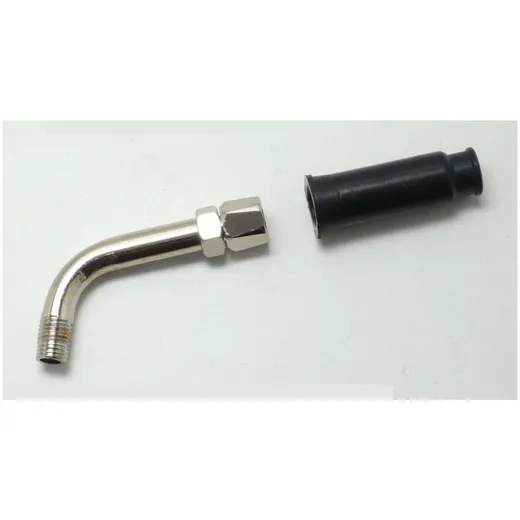 Umlenkrohr Metall 40 Grad mit Gummikappe für Del Orto, Modell Vergaser MG00008227