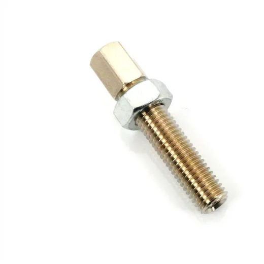 Adjusting screw hexagon M7 x 29mm 7mm diameter 3.5mm hole for moped, moped, mokick MG00008274