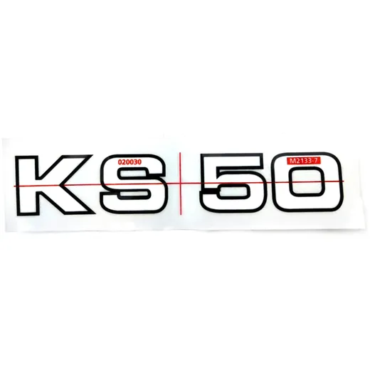 Seitendeckel Aufkleber für Zündapp KS 50 MG00008337