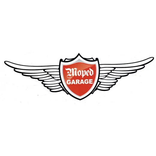 Aufkleber Moped Garage Logo 20x6cm witterungsbeständig MG00008389