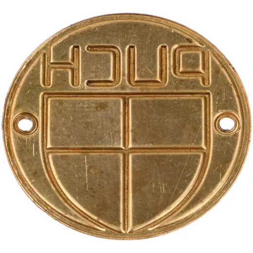 Emblem Scheinwerfer Metall für Puch MS, VS, MV, VZ, DS MG000_1