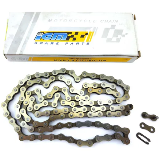 Chain IGM steel 112 links 1/2 x 1/8 for Piaggio Ciao, Citta, Si, Puch Maxi, Zündapp automatic moped, Hercules, KTM, DKW, Kreidle