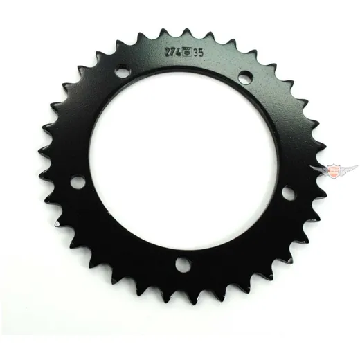 Kettenrad Esjot Stahl 35 Zähne Schwarz für Hercules MK 1, 2, KX 5, Supra 4 GP, KTM, Hercules, Puch, Zündapp, Kreidler MG00009441