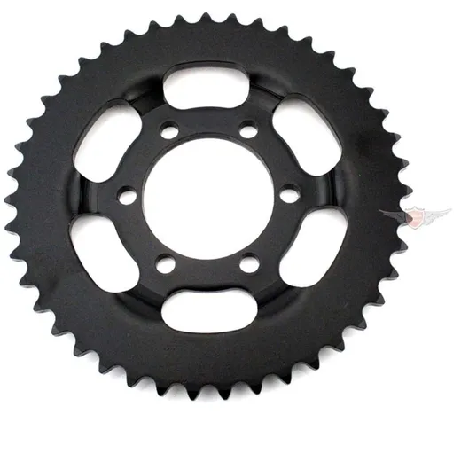 Sprocket Esjot steel 43 teeth black for Zündapp ZD 20, 40, ZL 25, Hai CX 25 TS, ZS ZE C 50 Sport, GTS 50, Super Combinette, Spor
