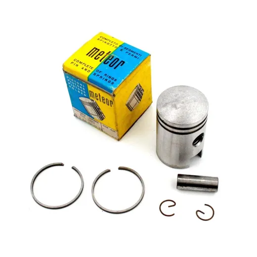 Kolben Satz Meteor 39mm mit Bolzen 12mm und Ringen für Simson KR 50, SR 1, 2, 2E MG00009956