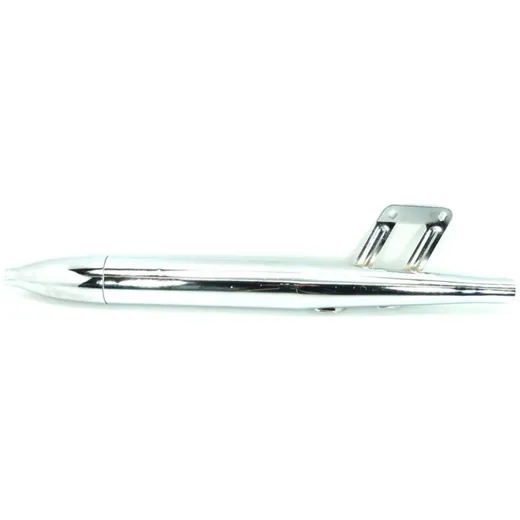Exhaust chrome 570mm 55mm 26mm for Zündapp, Combinette, Super Combinette MG00011132 Exhaust chrome 570mm 55mm 26mm for Zündapp, Combinette, Super Combinette MG00011132