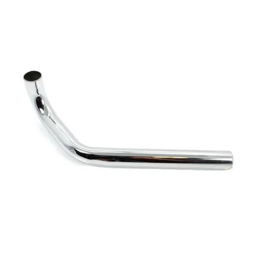 Auspuffkrümmer Stahl 28mm 350mm Chrom für Hercules Prima, KTM, DKW, Rixe MG00011206