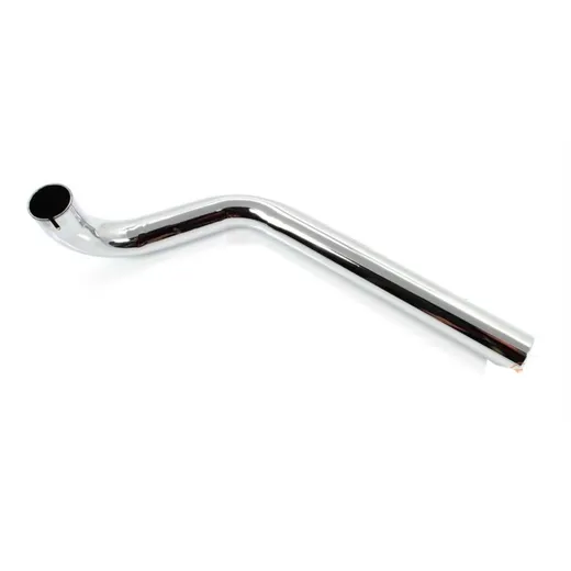 Exhaust manifold steel 28mm 350mm chrome for Hercules Prima, KTM, DKW, Rixe MG00011207