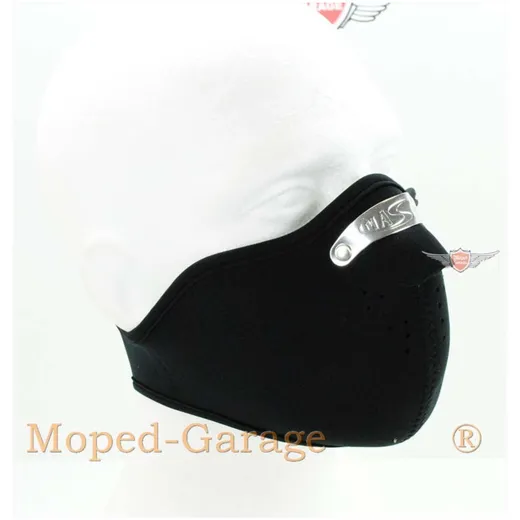 Biker mask 2 mm black for moped mokick MG00013005