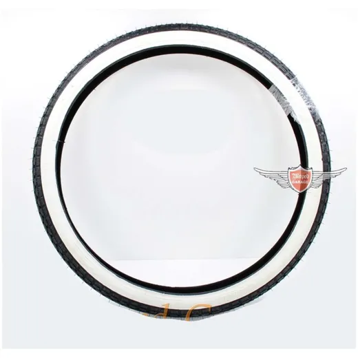 Reifen Continental KKS10 2.00-19 24B TT (23 x 2,00) Weißwand für NSU Quickly, Miele K, Zündapp Combinette Bergsteiger M 25, Krei