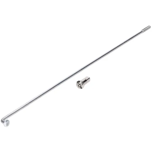 Speiche 1 Stück M3 L=190mm verzinkt mit Messingnippel MG0002_1