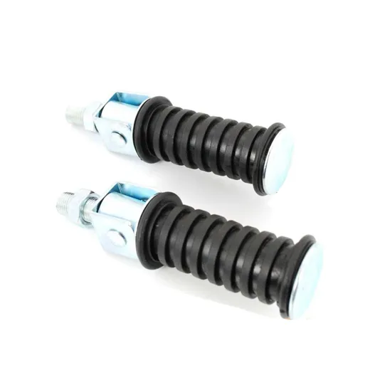 Fußrasten Satz M12 x 25mm 105mm 30mm Schwarz für Yamaha DT 50, 80, 125, RD, FS, DX MG00022102