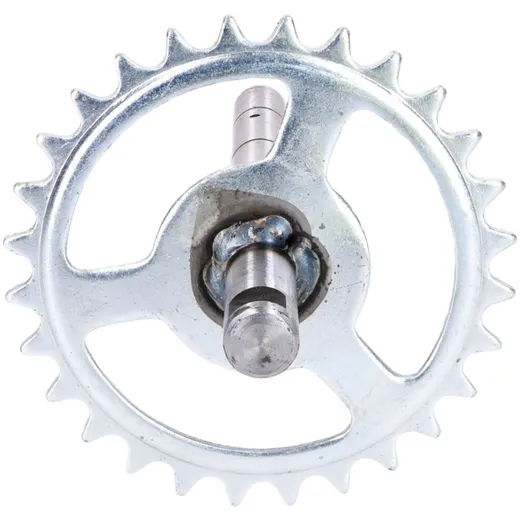 Pedal crank axle 28 teeth 16mm 210mm for Mobylette, MBK 51 M_2