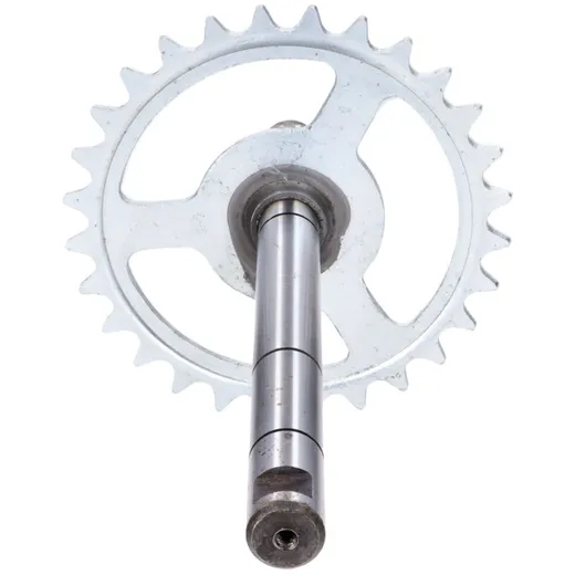 Pedal crank axle 28 teeth 16mm 210mm for Mobylette, MBK 51 M_3