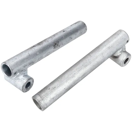 Fußrasten Satz Stahl Silber für Hercules Supra Enduro MG00022260