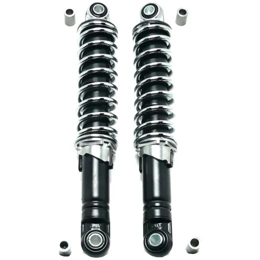 Shock absorber set IMCA black/chrome 240mm adjustable 10mm bushes MG00025127
