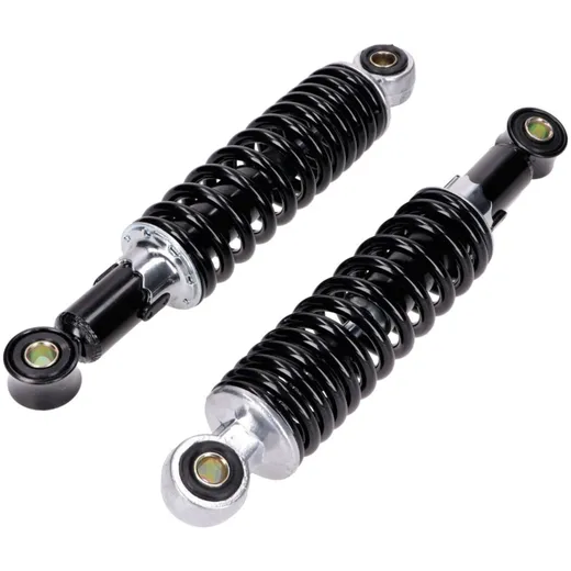Shock absorber set black 240mm adjustable progressive for Kreidler Flory, Zündapp, Hercules, Puch MG00025311