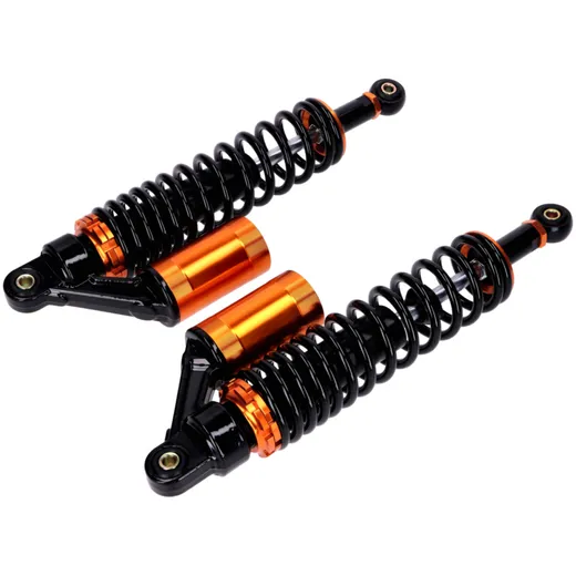 Shock absorber set gas pressure 360mm adjustable black / copper for Simson KR51/2, S50, S51, S70, SR4-3, SR4-4, SR50, SR80 MG000