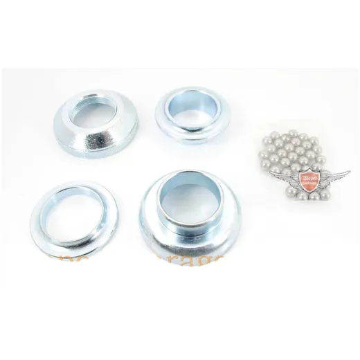 Steering head bearing set steel silver for Hercules K 50, MK 1, 2, 3, 4, Ultra, Supra 4 GP MG00026212
